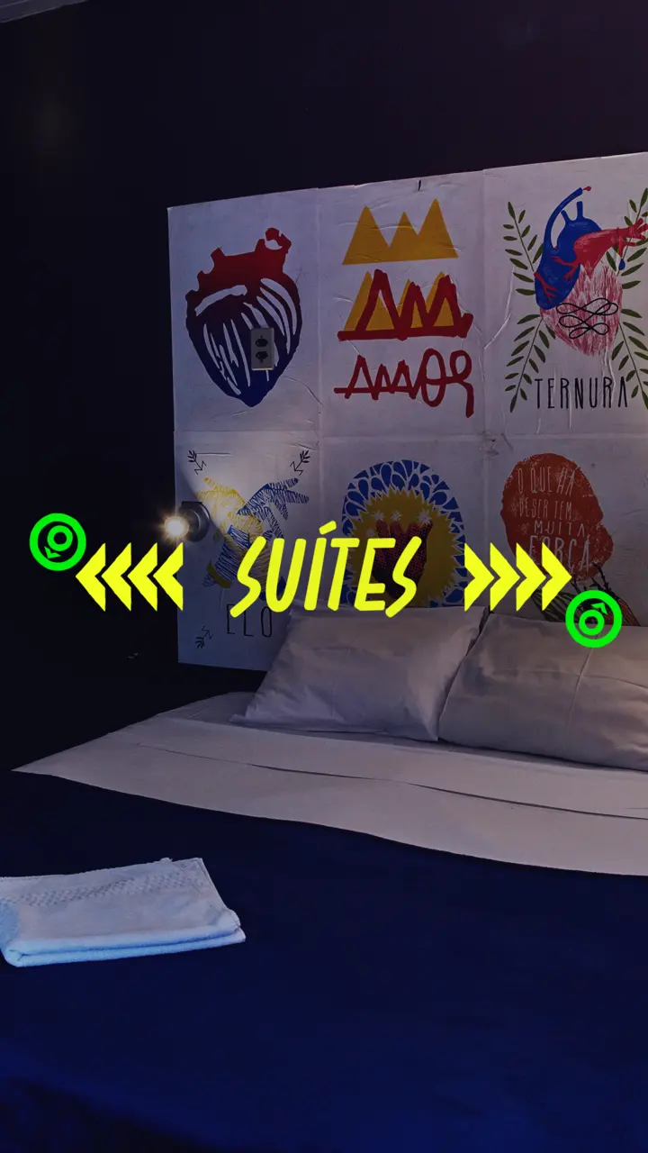 A private suite with artwork on the wall.